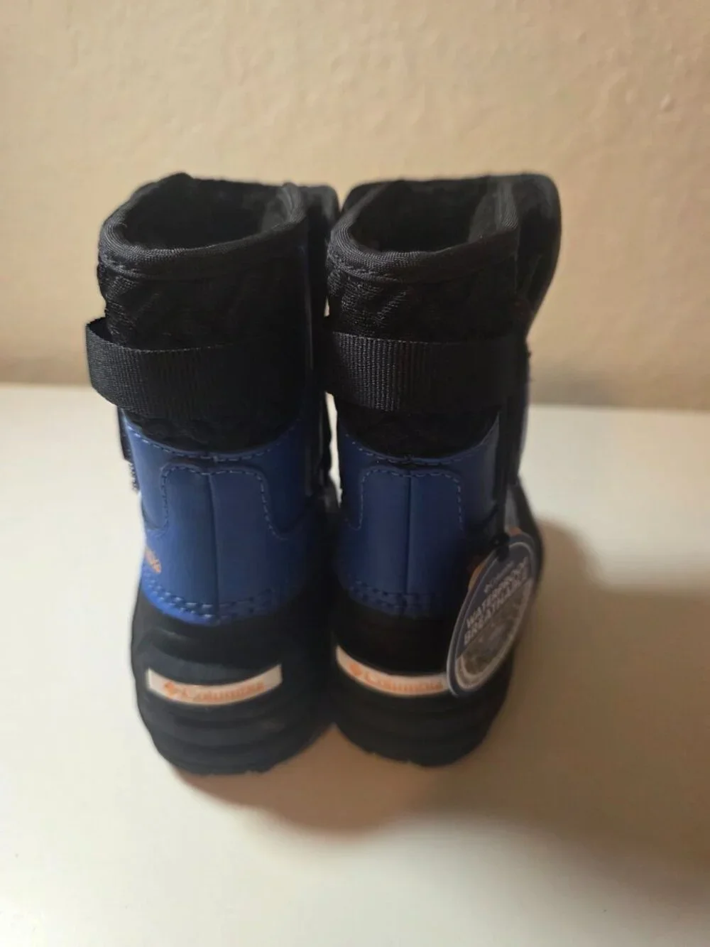 Columbia Toddler Boy 400g Insulation Blue black Snow Boots size 6 NEW